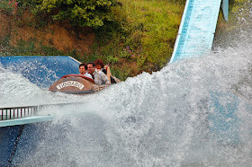Log Flume Thrill - Tibidabo Amusement Park