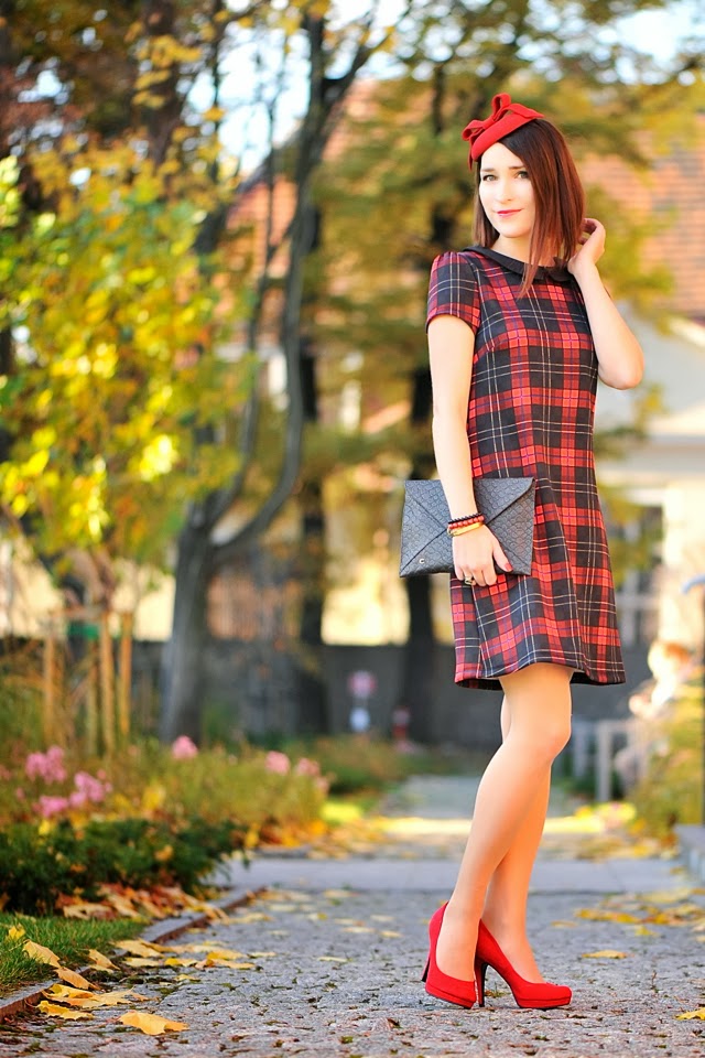 czerwony fascynator czerwony fascynator