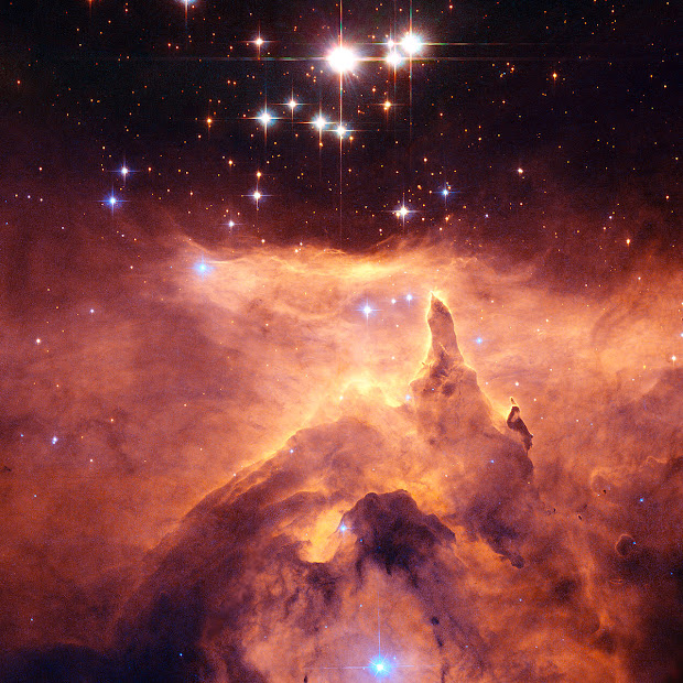 Star Cluster Pismis 24 and Emission Nebula NGC 6357 by Hubble