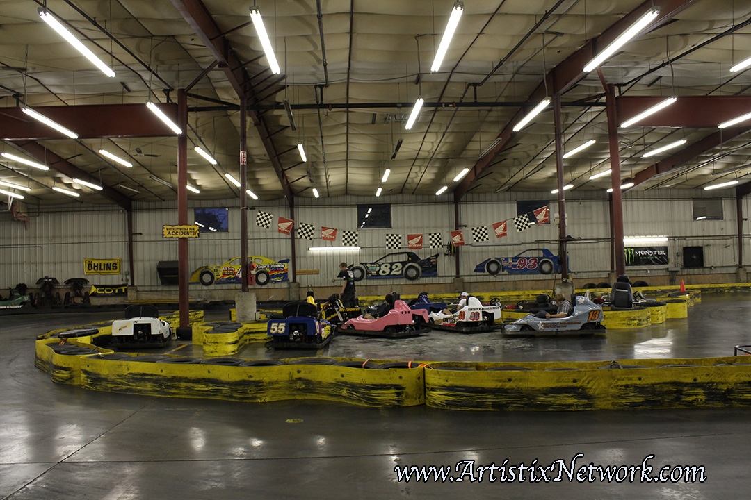 South Dakota Photo Flags and Wheels Indoor Racing