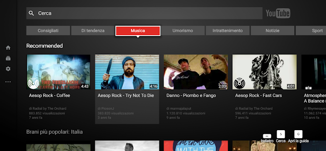 YouTube tv screen-shot