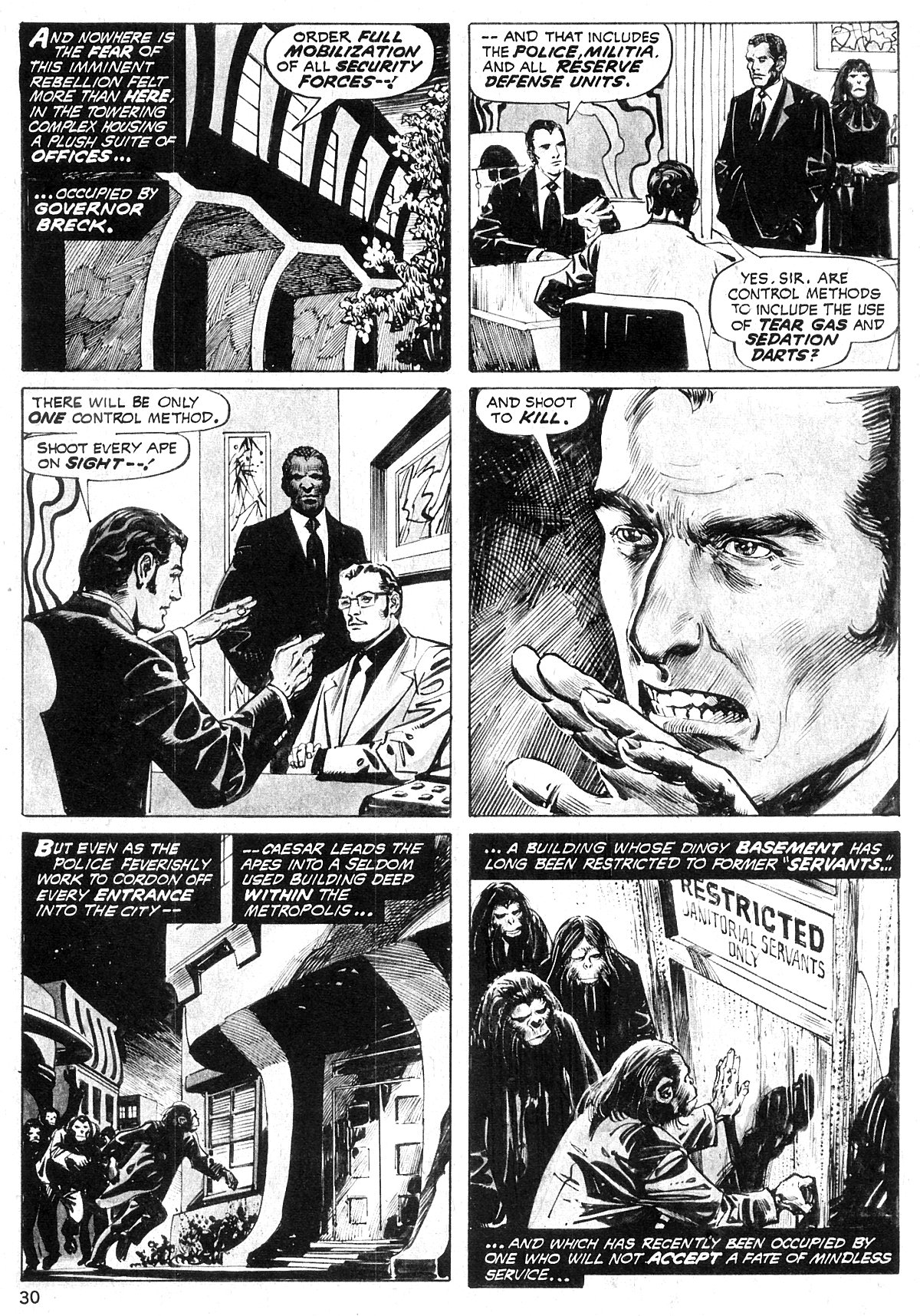 Read online Planet of the Apes comic -  Issue #21 - 29