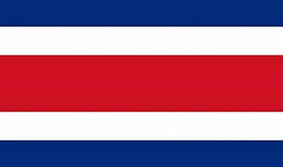 Bandera Dibujo de la bandera de Costa Rica a colores