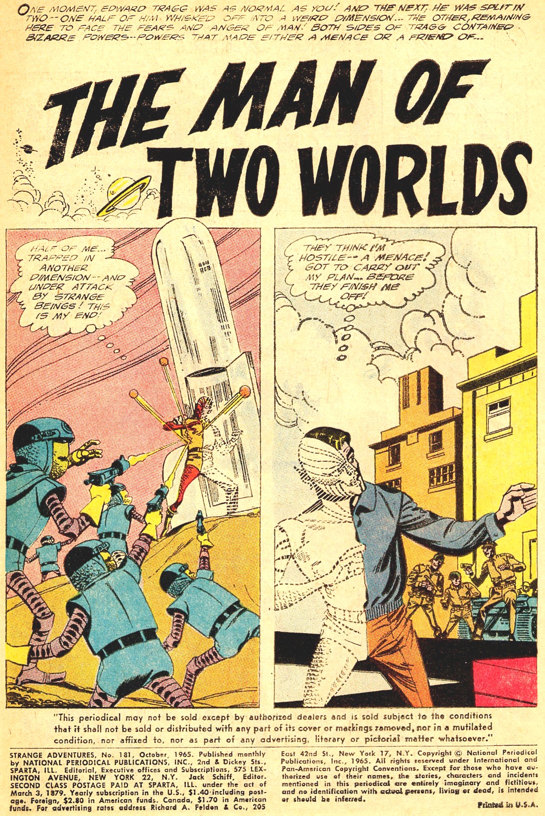 Read online Strange Adventures (1950) comic -  Issue #181 - 3