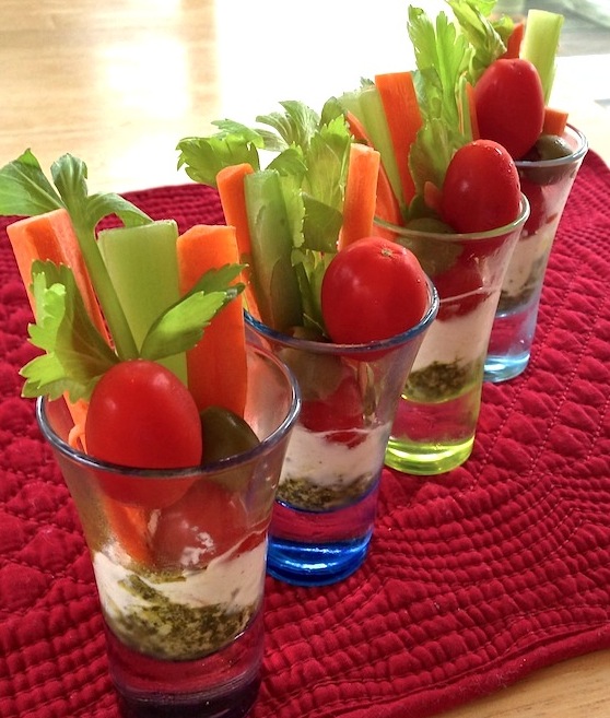Points In My Life ShotGlass Veggies