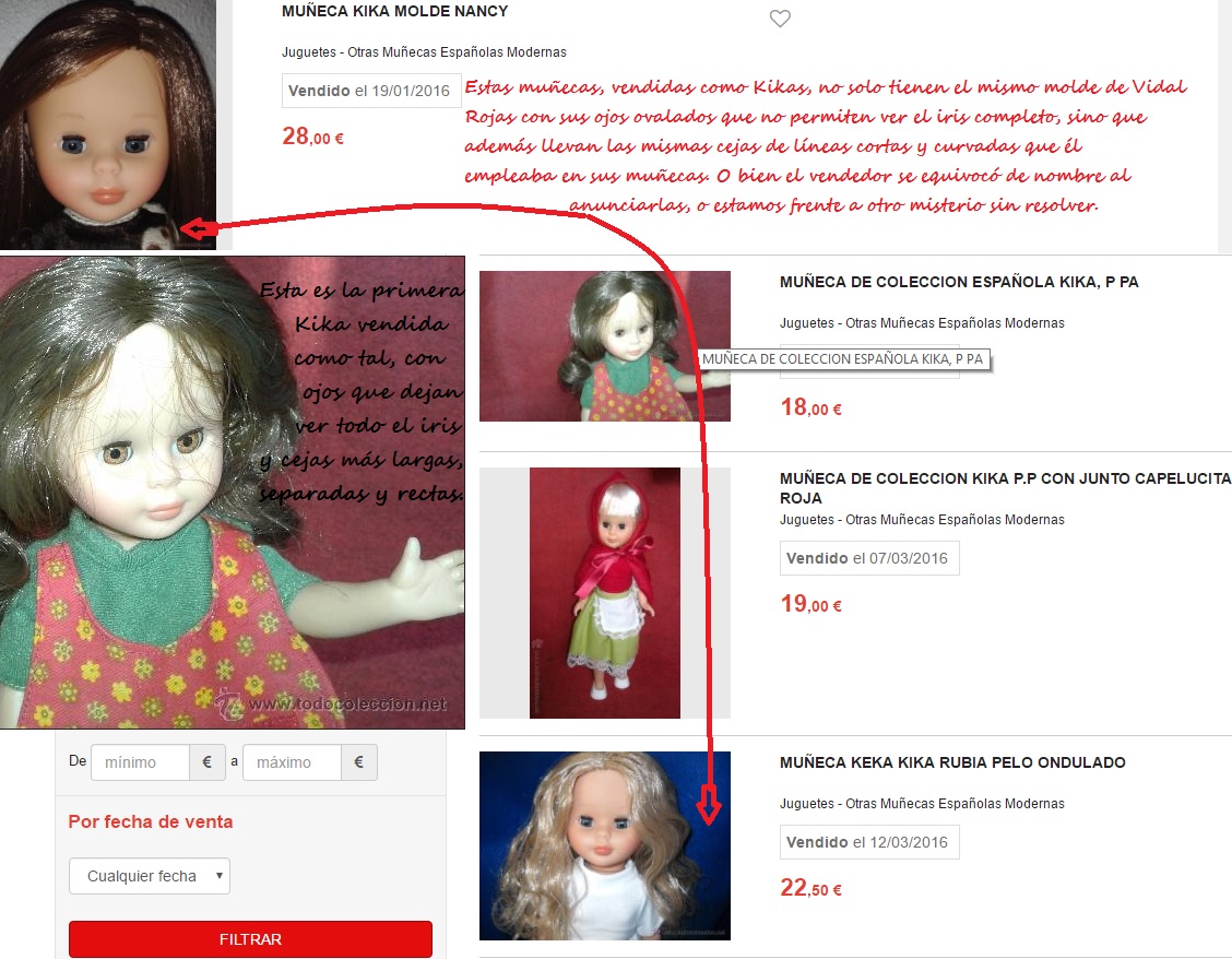 muñeca kika molde nancy