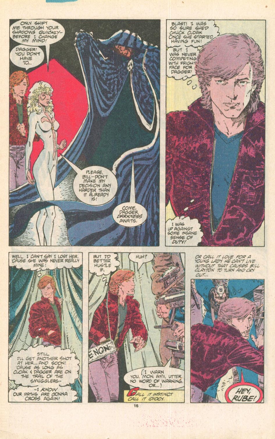 Read online Cloak and Dagger (1985) comic -  Issue #9 - 17