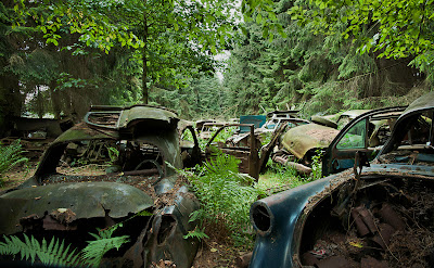Cementerio de coches abandonados de Chatillon