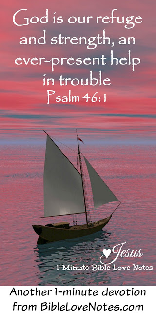 Thinking God Thoughts - replacing negative thoughts with God's truth Psalm 46:1-3, memorizing Scripture