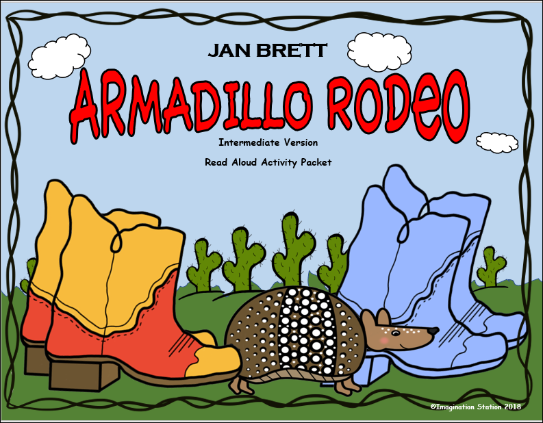 Imagination Station Armadillo Rodeo Read Aloud Activity Packets