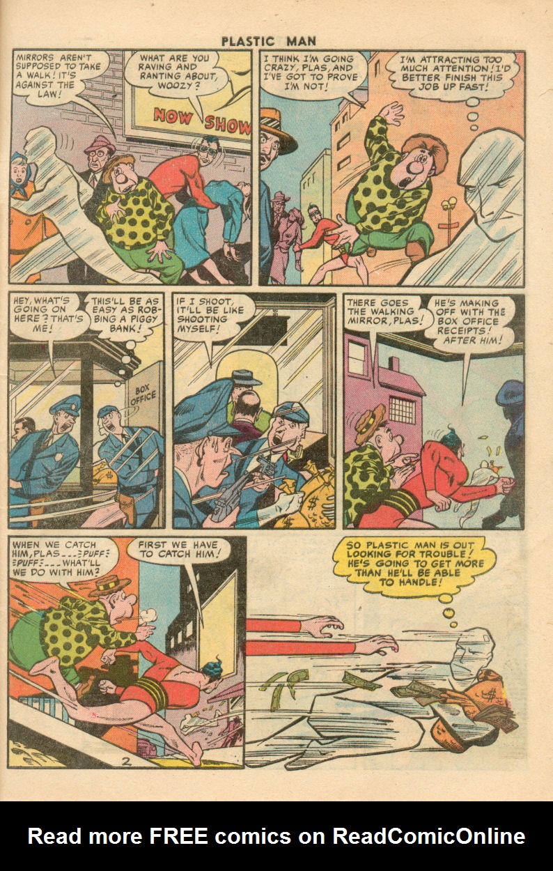 Read online Plastic Man (1943) comic -  Issue #63 - 27