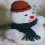 PATRON GRATIS MUÑECO DE NIEVE AMIGURUMI