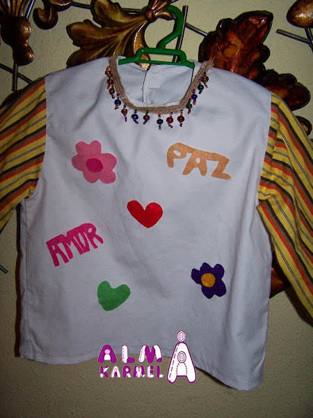 Disfraz de hippie niña casero hotsell