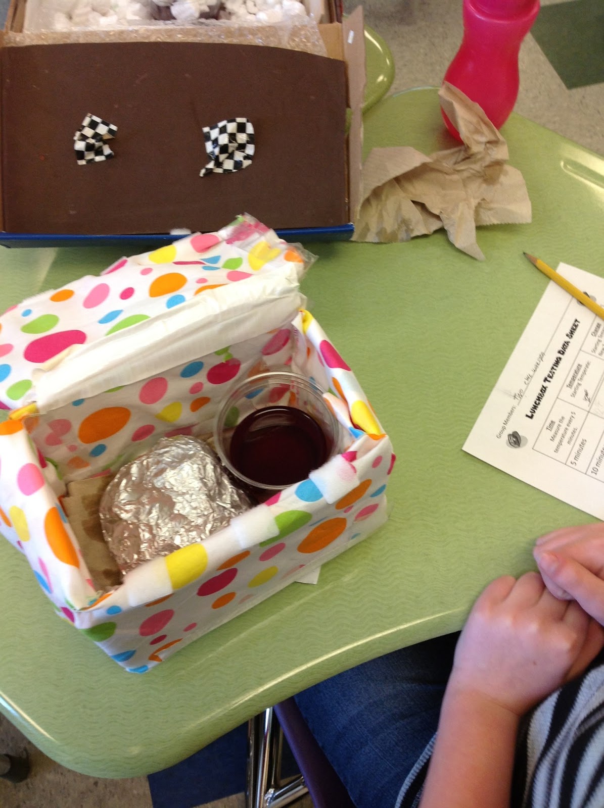 Education Electrification Heat and Changes in Matter Lunch Box Project