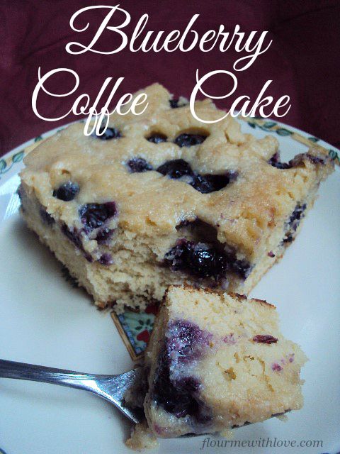 Blueberry Coffee Cake; flourmewithlove.com