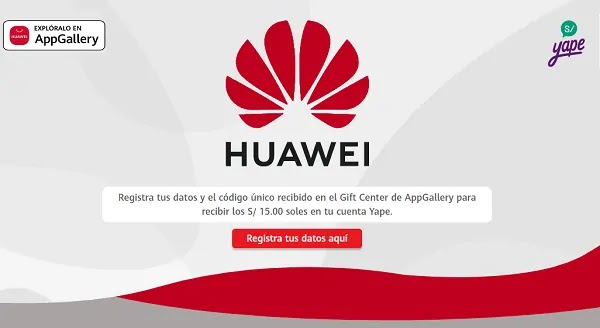 YAPE DISPONIBLE HUAWEI APPGALLERY YAPE DISPONIBLE HUAWEI APPGALLERY
