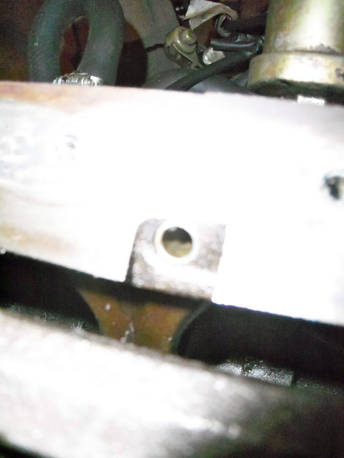 ziptied z dipstick holes