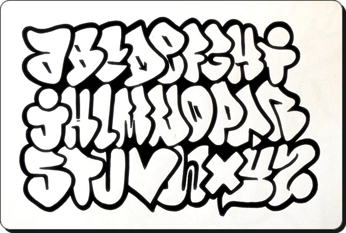 Graffiti Alphabet Zeichnen Von Graffiti Buchstaben Abc Graffiti Schrift Und Bilder