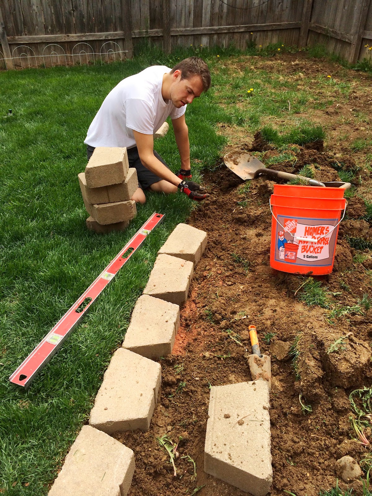 The Burrow Laying a patio Why do we need a retaining wall?