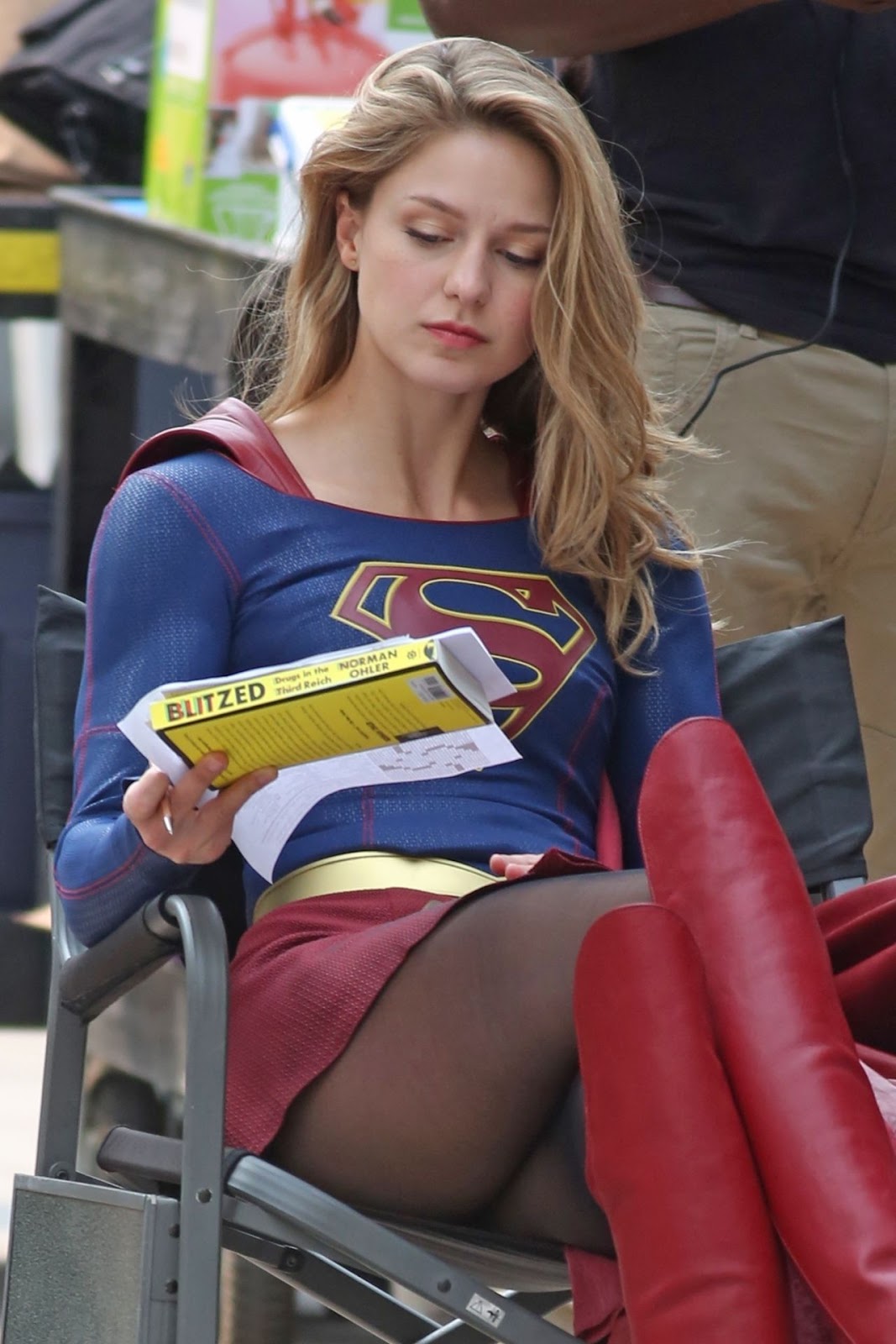 Melissa Benoist On The Set Of Supergirl In Vancouver August 14 2018