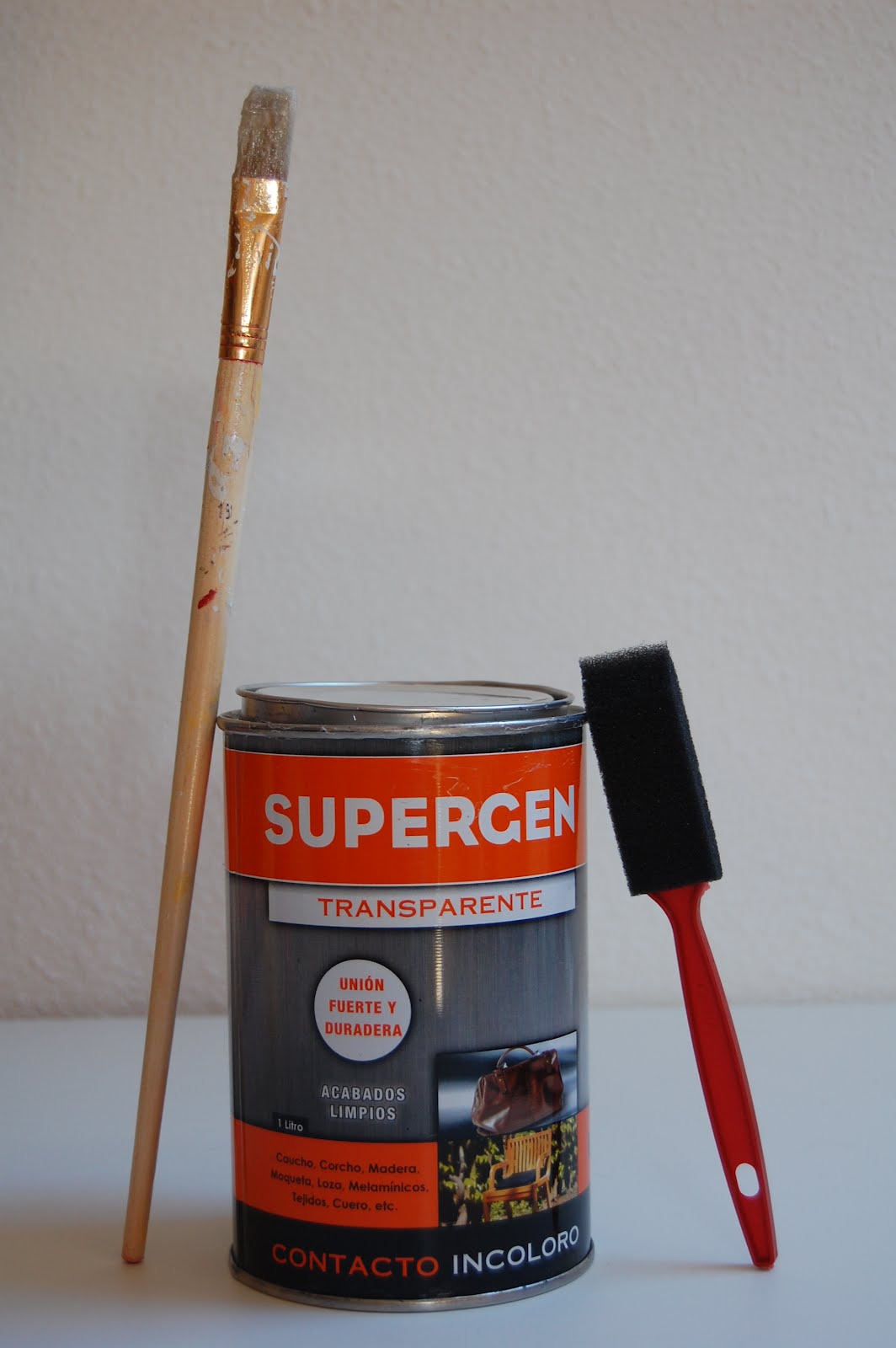 La vena creativa: Pegamento para goma espuma