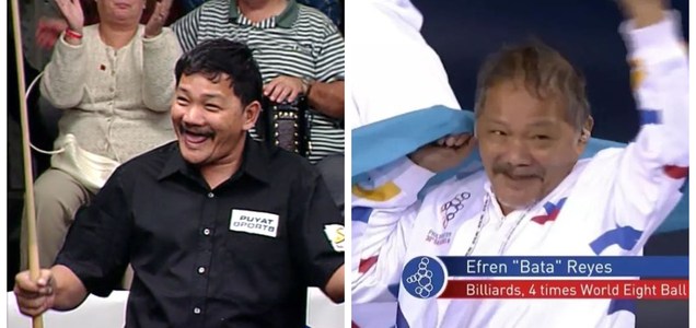 Netizens happy to see Billiard Legend Efren