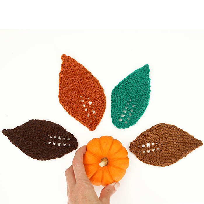 Easy Leaf Free Knitting Pattern Gina Michele