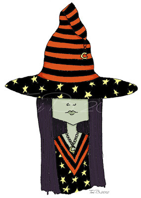 Carling The Little Witch, Colored Version 2 by Tori Beveridge.