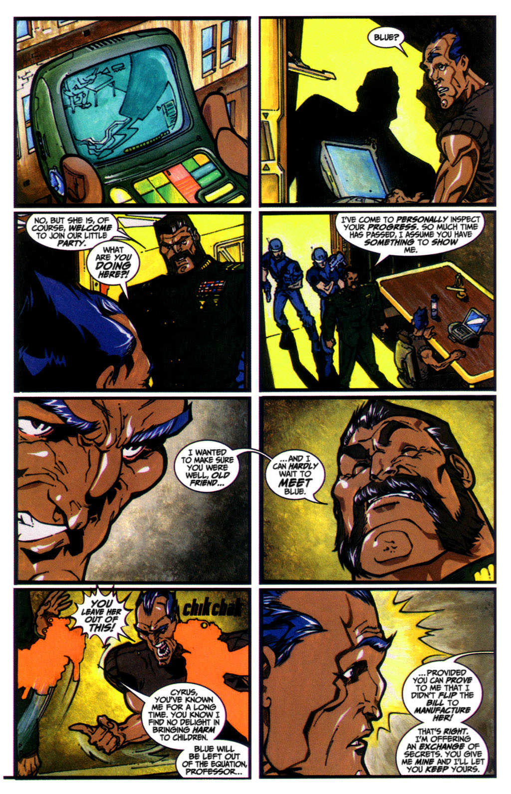 Read online Blue comic -  Issue #2 - 24