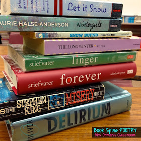 Book Spine Poetry from www.traceeorman.com  Click for more images.