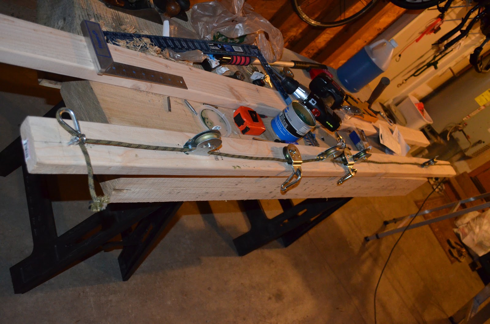 A Beginner's Mind How To Make a Bicycle Hoist..