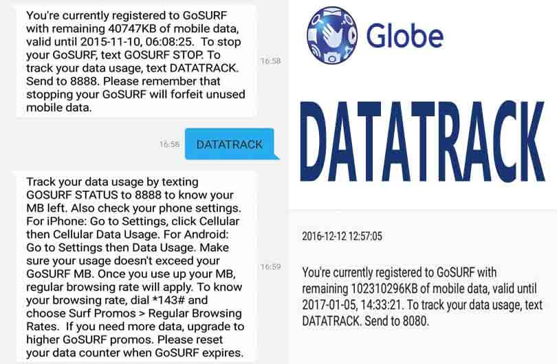 how to check balance of other mobile number globe