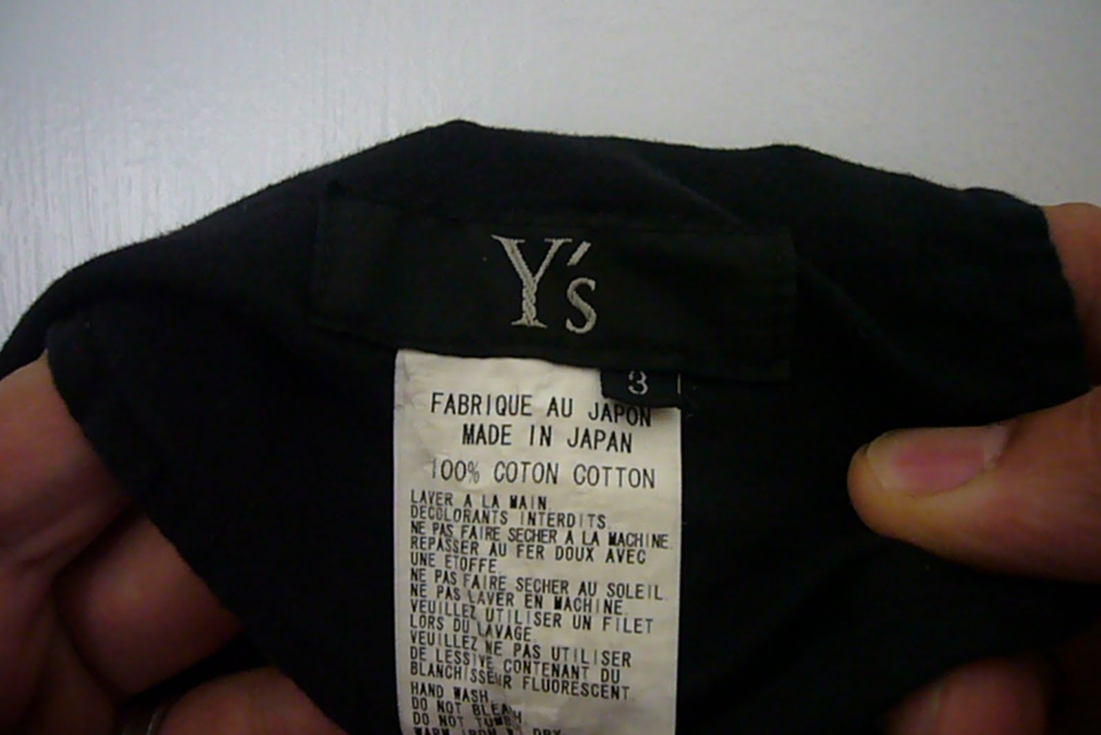 laws of general economy: [SOLD] Y's by Yohji Yamamoto Back Pocket