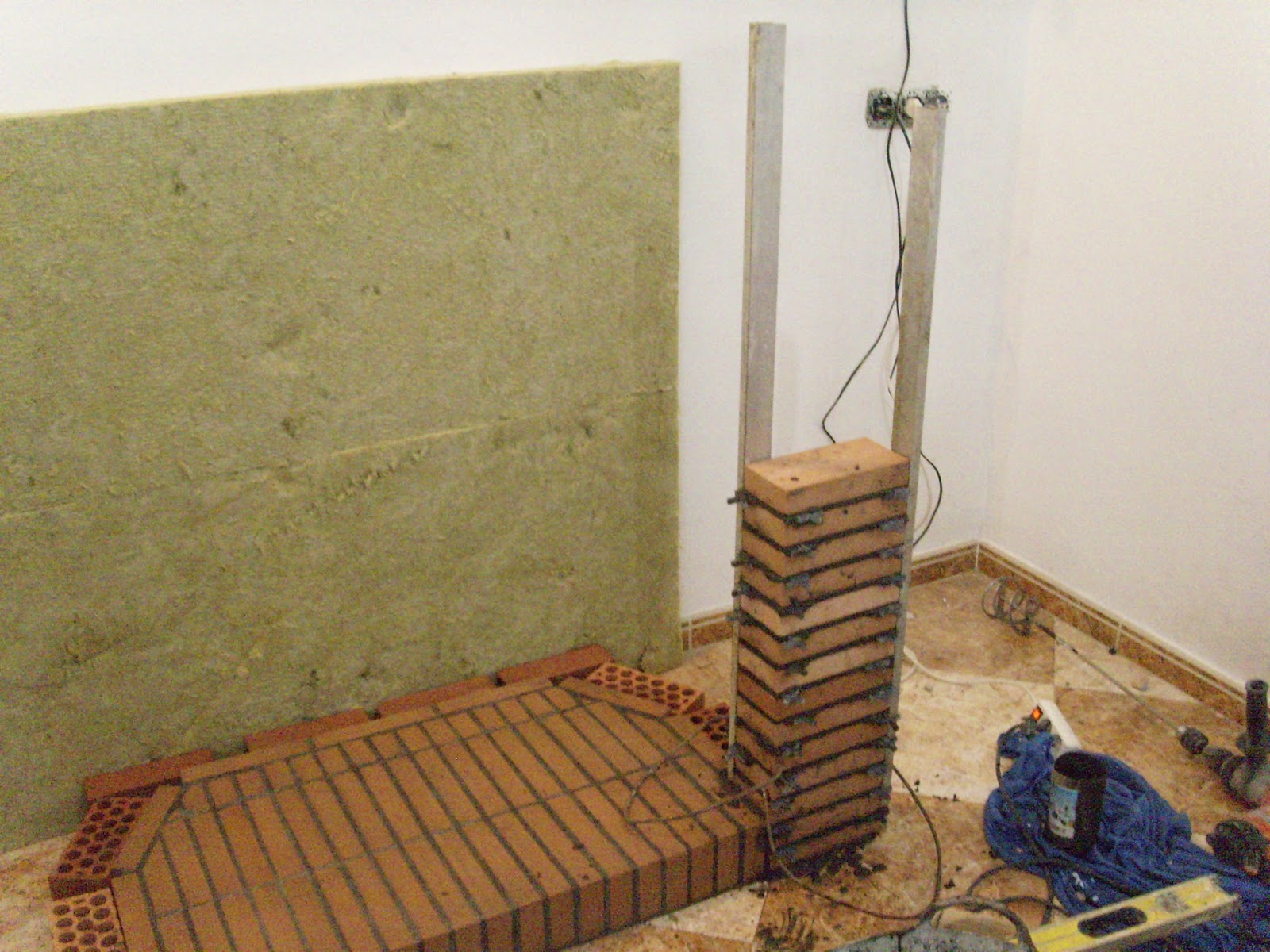 Construcción tradicional geométrica: REALIZACIÓN DE NUEVA CHIMENEA