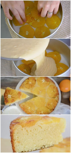 Como fazer bolo de laranja com iogurte