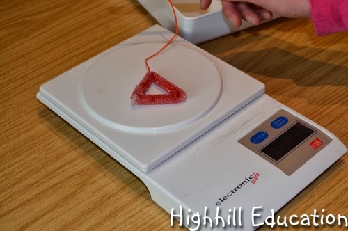 Highhill Homeschool: Growing Borax Crystals - Science Fair Project