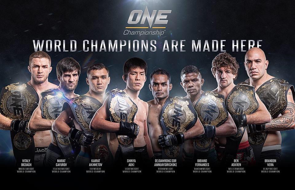 One Championship Announces Next 14 Events For 2016 - Benteuno.com