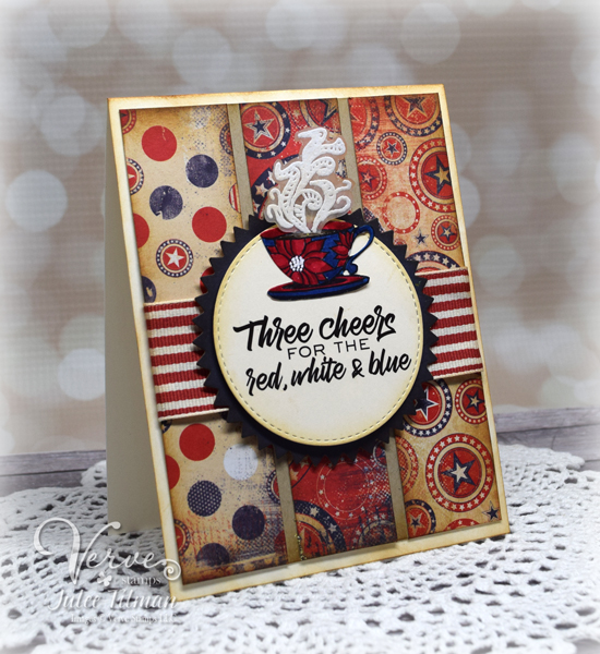 Red White and Blue Coffee Poetic Artistry