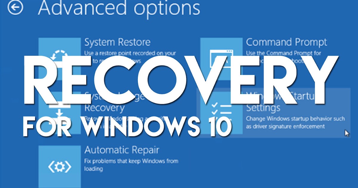 Cara Masuk ke Menu Recovery (Safe Mode) Pada Windows 8 / 10 | Reza ...