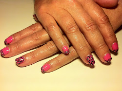 shellac cnd leopard nail polish manicures