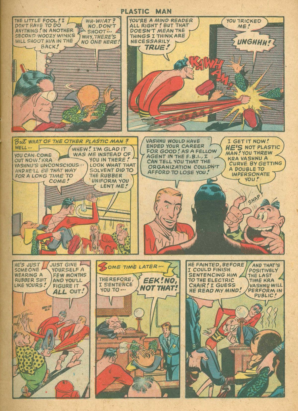 Read online Plastic Man (1943) comic -  Issue #21 - 15