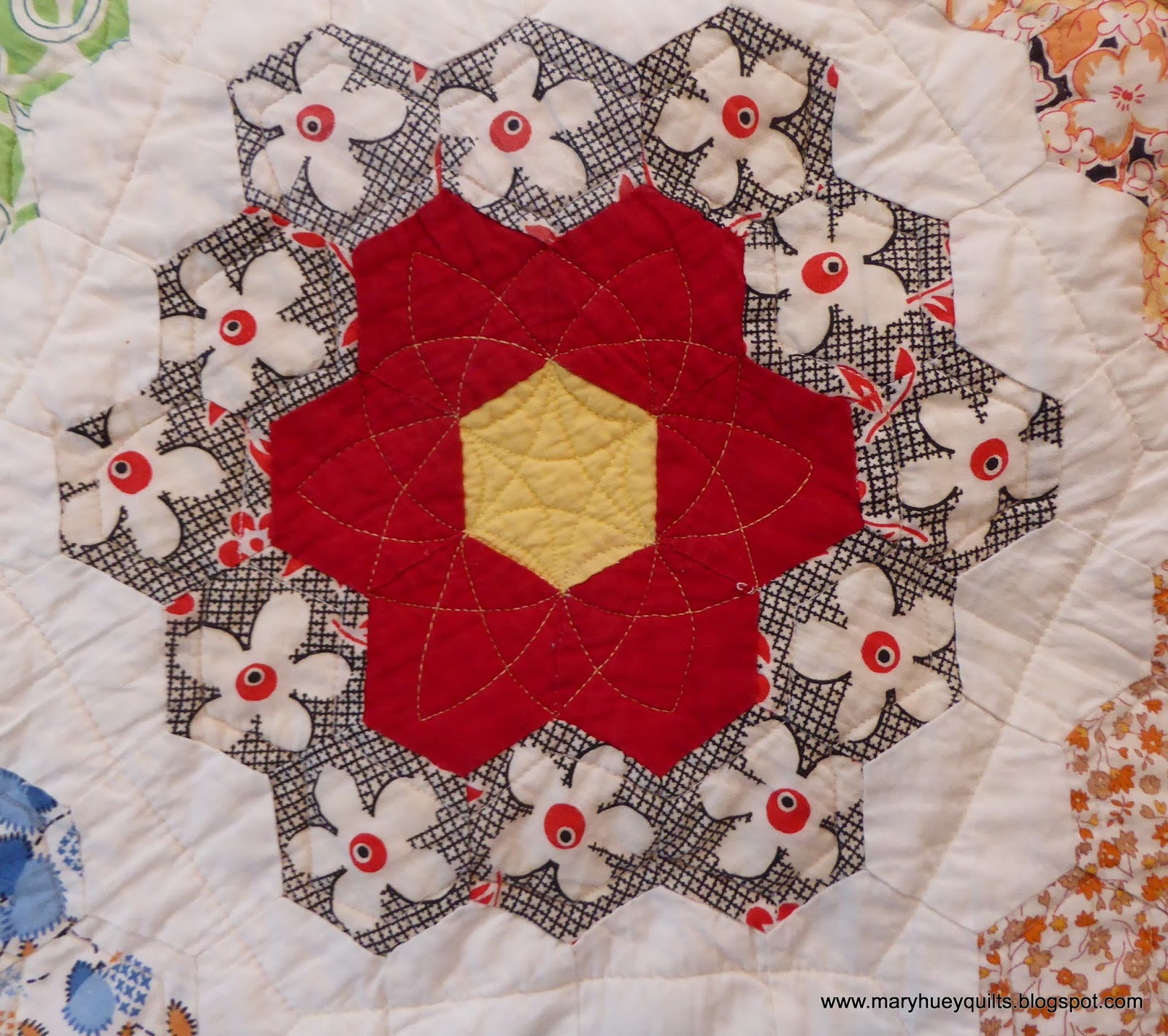 Colored Quilting Embroidery