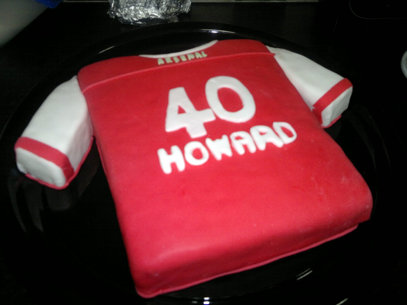 Bakelady Bakes Football Shirt Cake