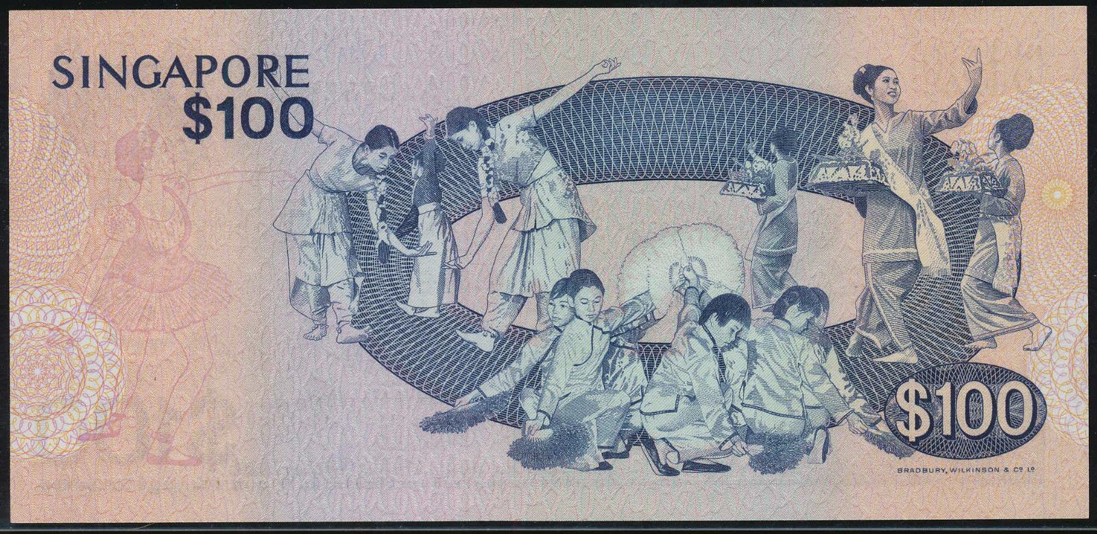 Singapore 100 Dollar note Bird Series