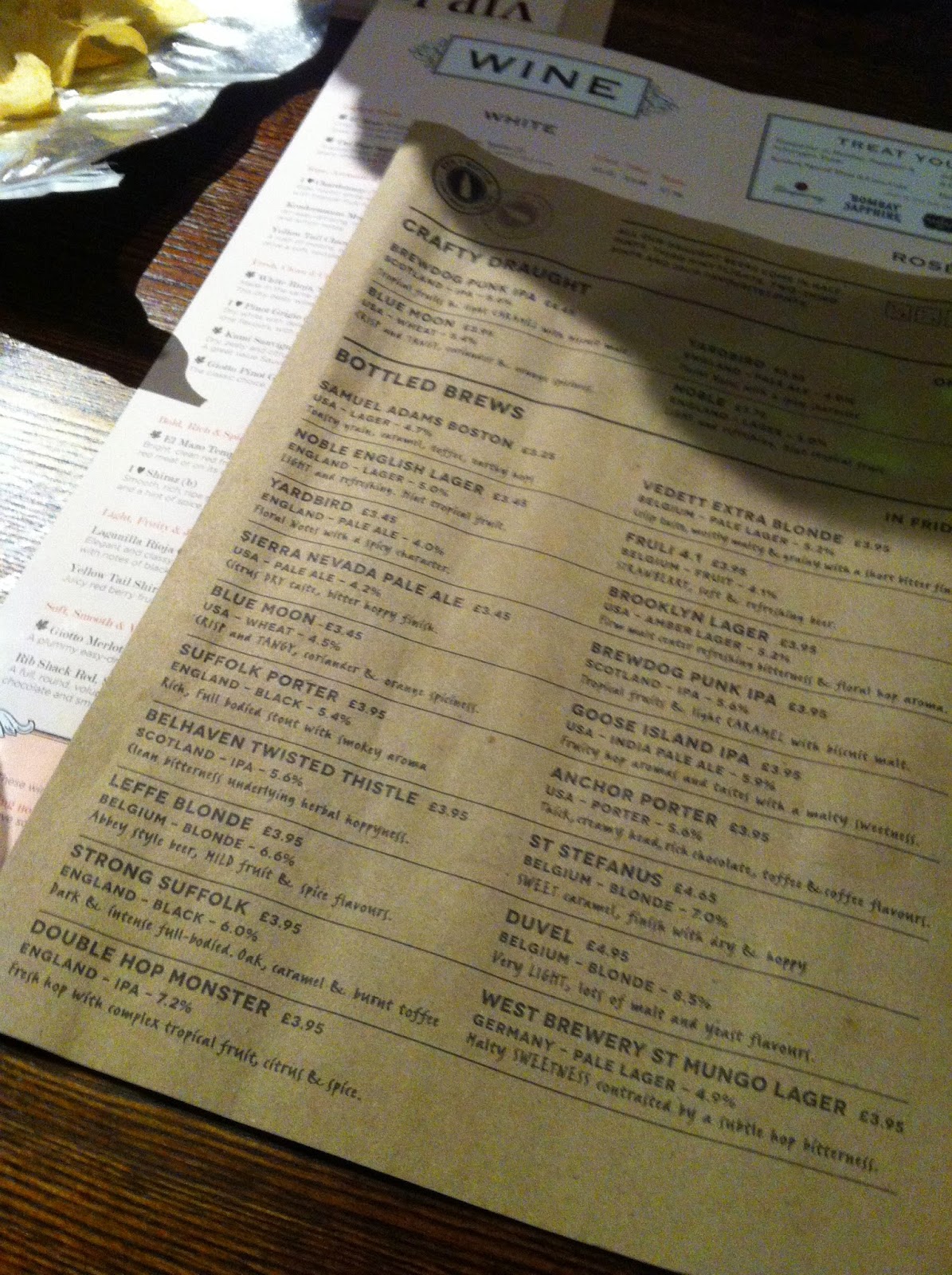 Ghost Drinker A Greene King 'Craft Ale House' (Woodies)