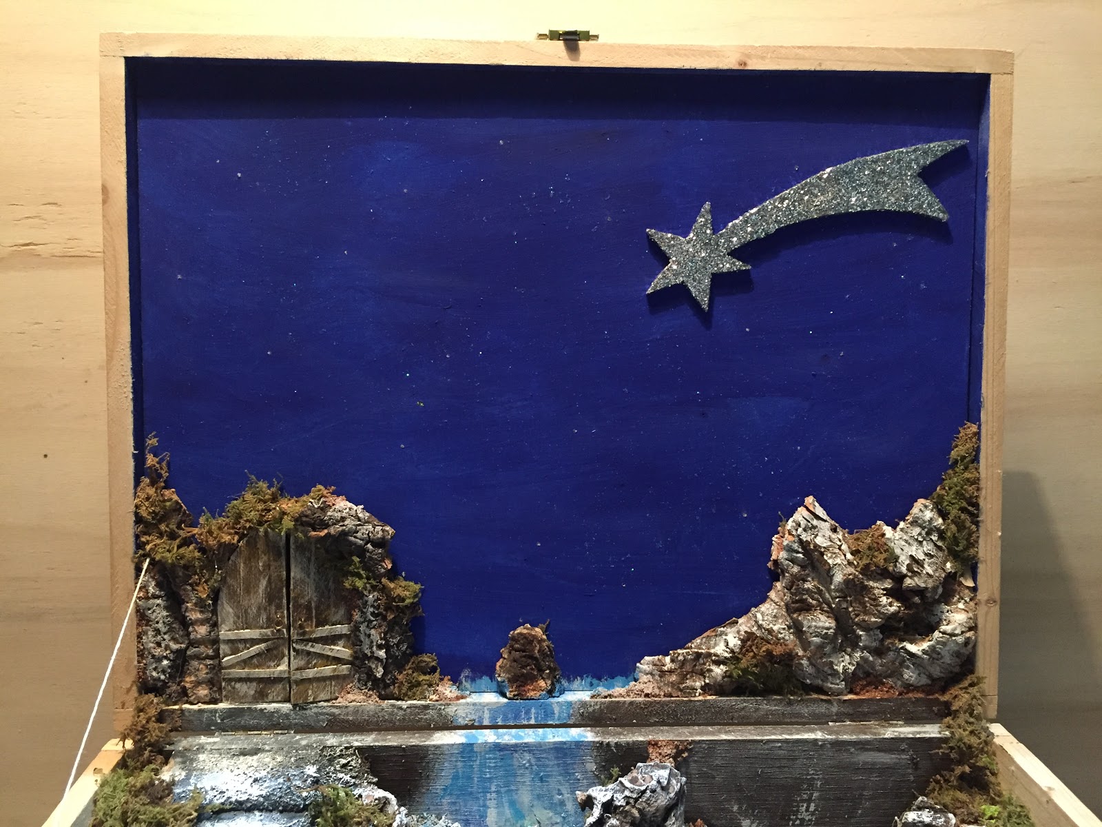 Cielo Stellato Presepe Con Luci Arte del presepe di Scelsi Alessandro : cielo stellato