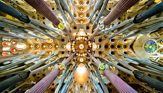 Sagrada Familia - ceiling