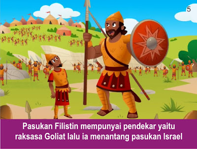 Komik Alkitab Anak: Daud Melawan Goliat