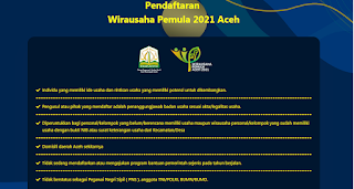 Persyaratan Bantuan Modal UMKM Aceh tahun 2021 Persyaratan Bantuan Modal UMKM Aceh tahun 2021