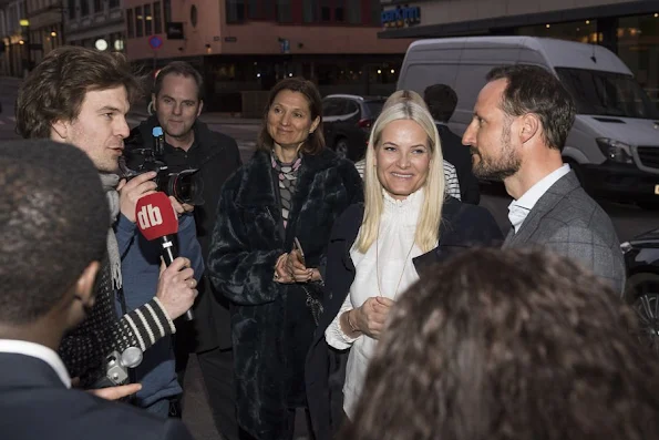 Crown Prince Haakon of Norway and Crown Princess Mette-Marit of Norway attended a panel on youth, education and entrepreneurship. That panel was the first of planned four panels also called VIBROdebatten